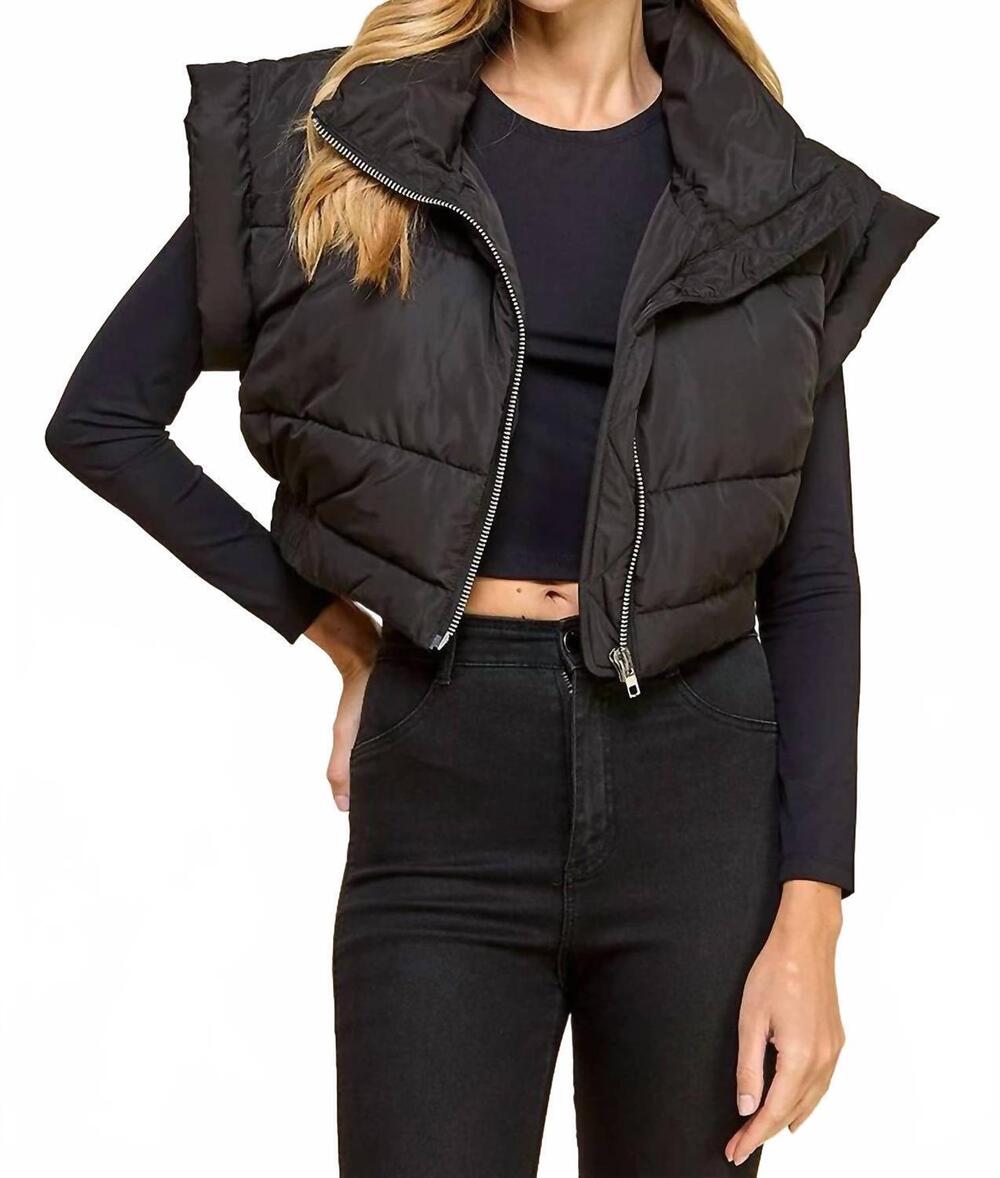 NEW TCEC puffer vest in black